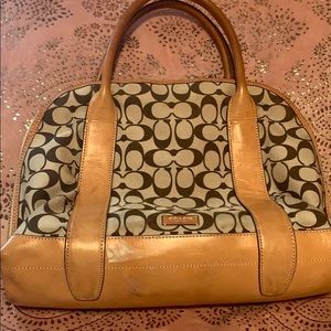 used authentic coach purse